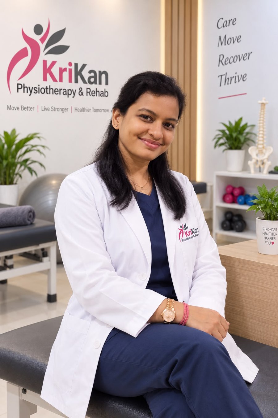 Dr. Priyanka Priyadarshini Sahoo, Founder & Lead Physiotherapist at KriKan